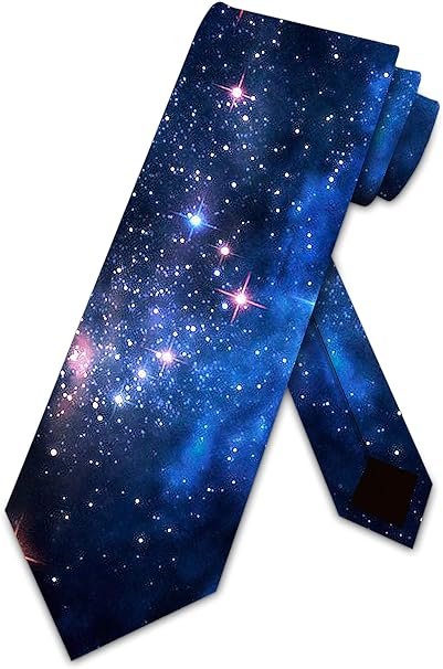 Men’s Classic Paisley Ties-starry sky - Image 1