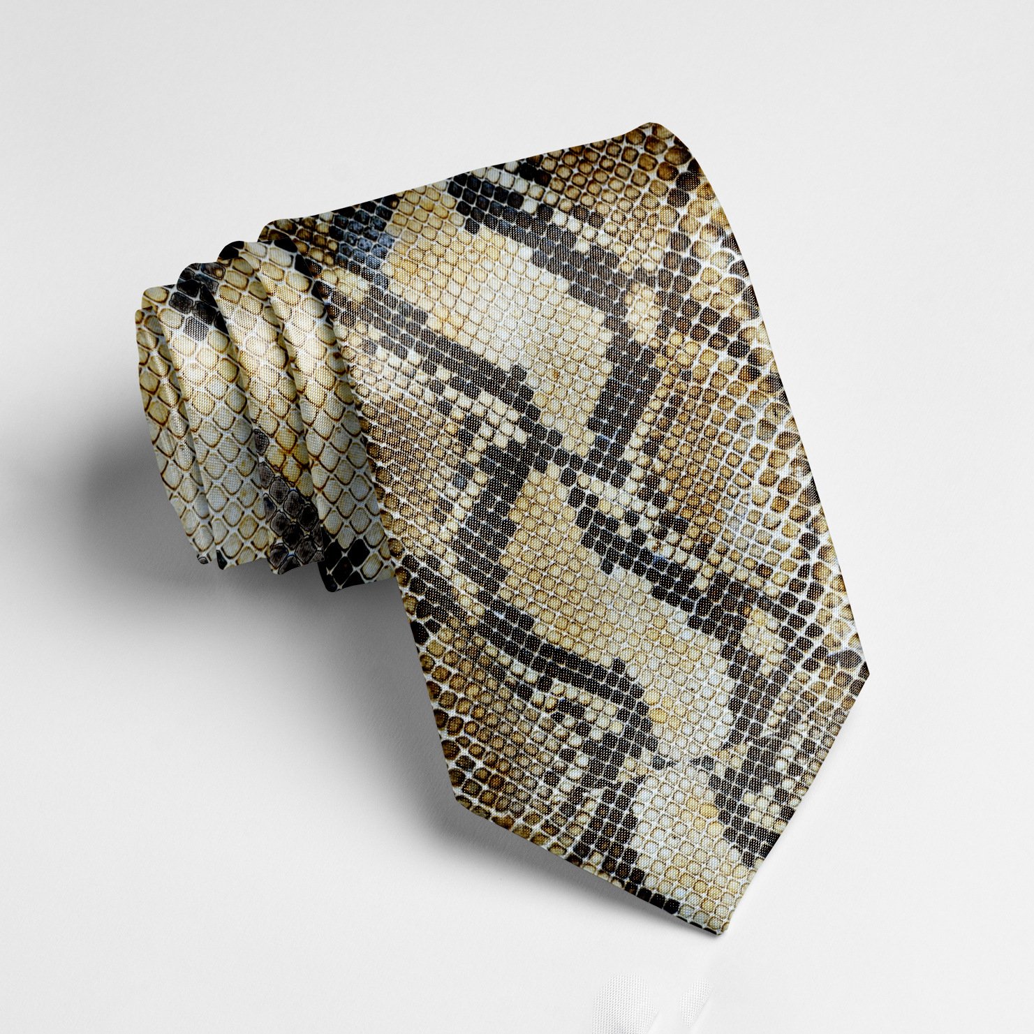 Polyester narrow body animal tie – snake - Image 1