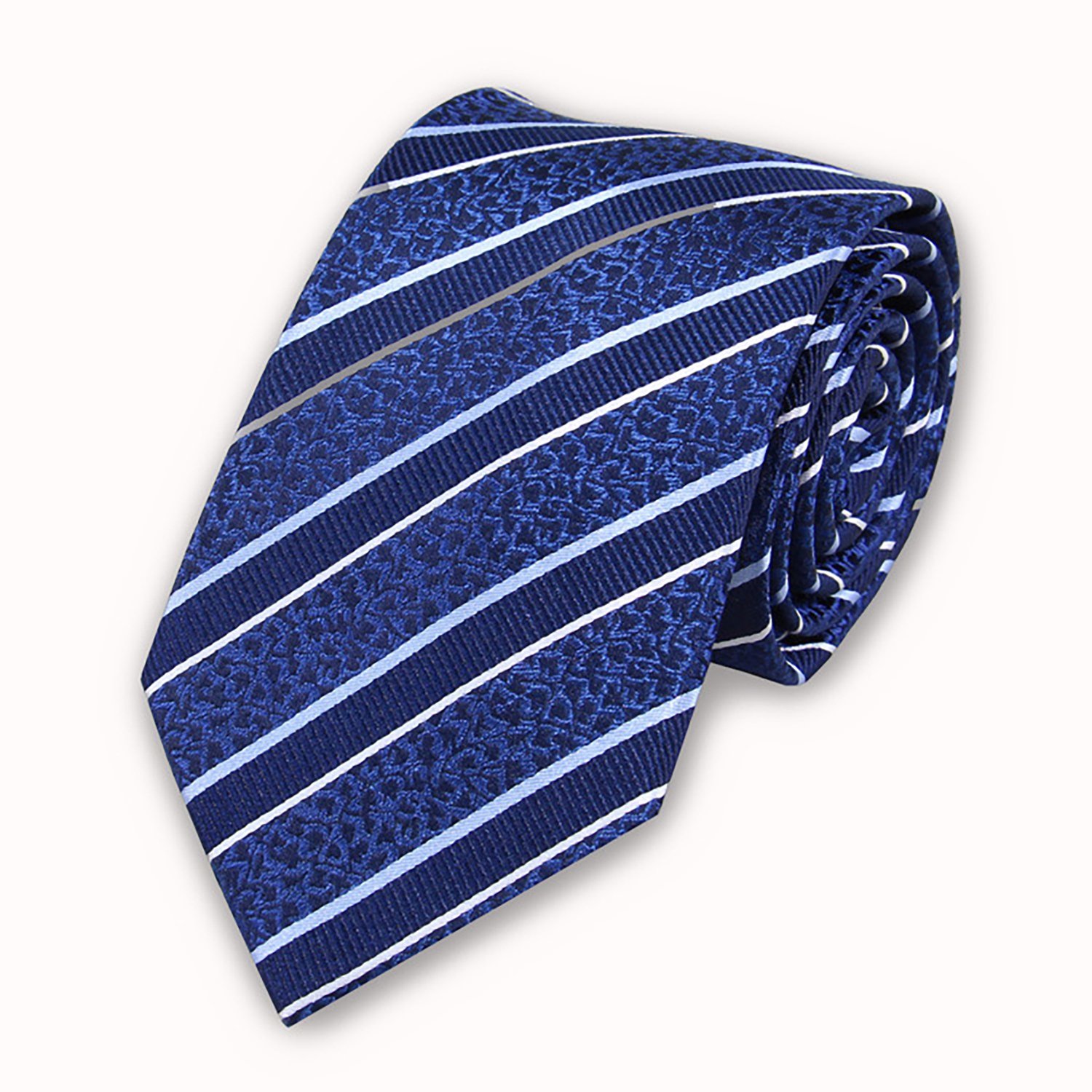 Men 3.4" Mens Necktie Formal Business Silk Slim Tie Woven Jacquard Thin Tie Wedding Party - Image 6