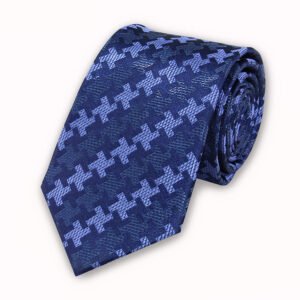 Men's Gingham Check Stripe Ties  Silk Tie Pattern Business Formal Designer Neckties 3.4" - Image 5