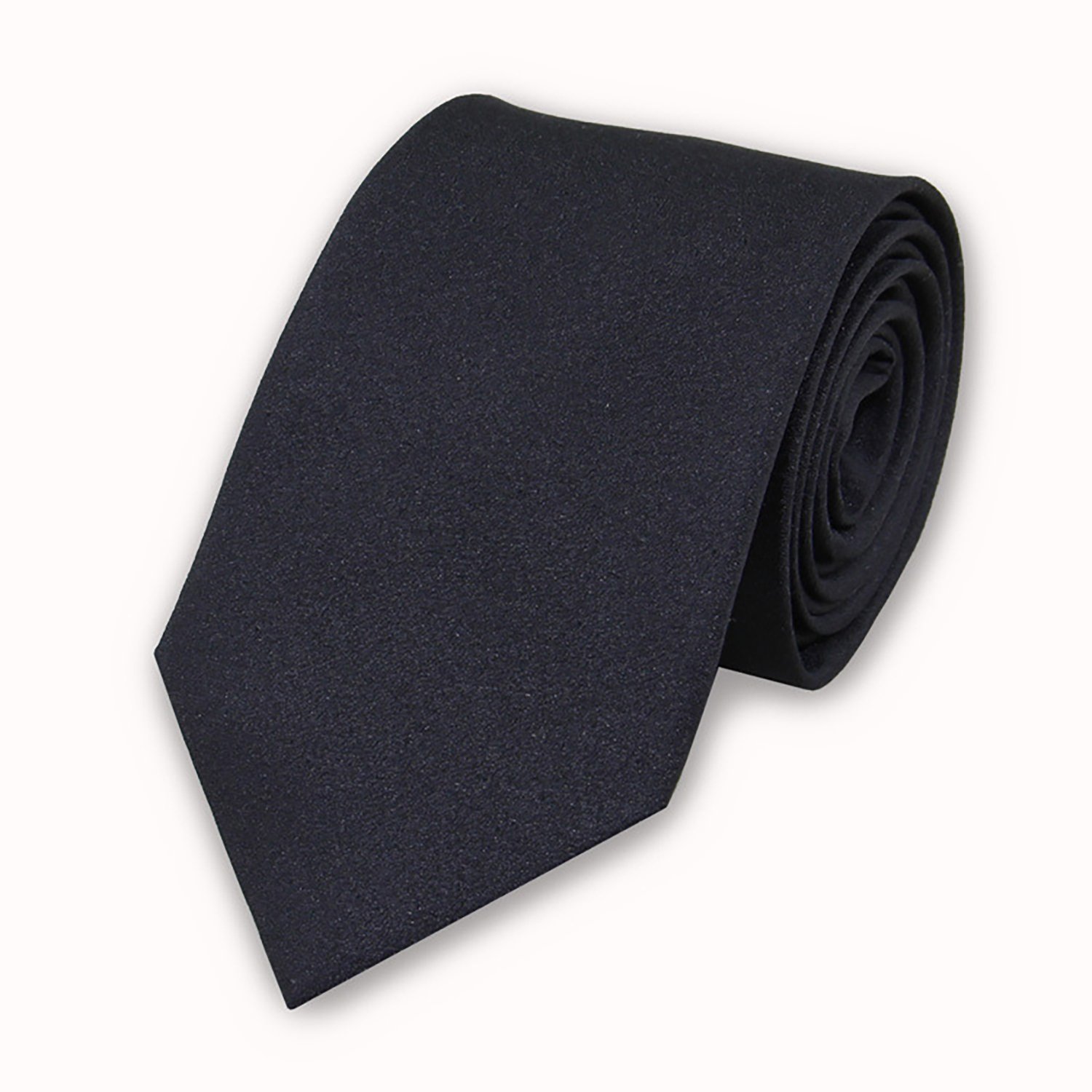 Solid Color Tie Mens Necktie for Business and Wedding and silk tie - Image 1