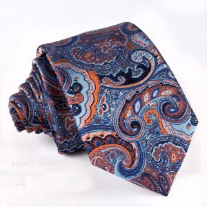 Mens Necktie floral Tie for Business and Wedding - Image 3