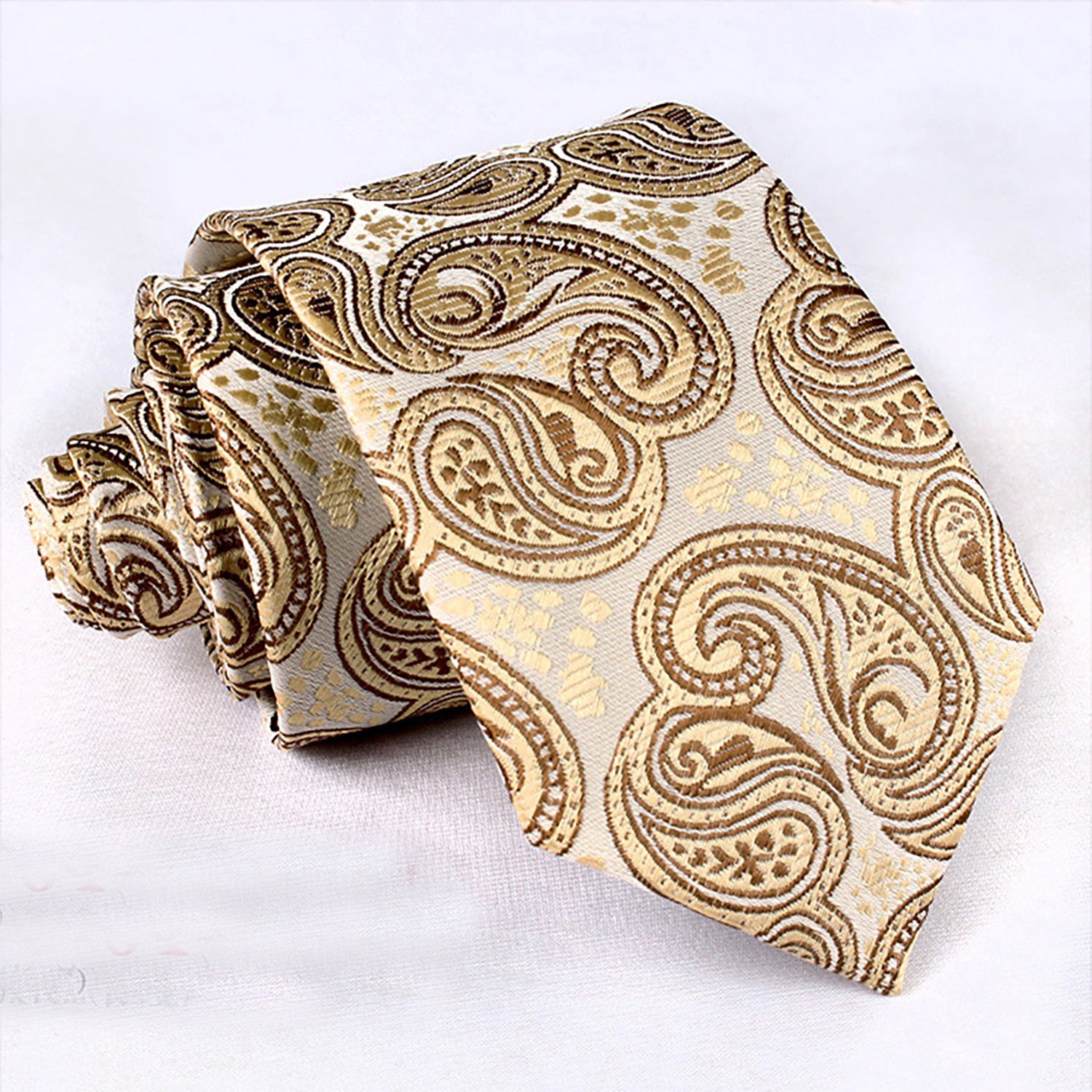 Mens Necktie floral Tie for Business and Wedding - Image 1