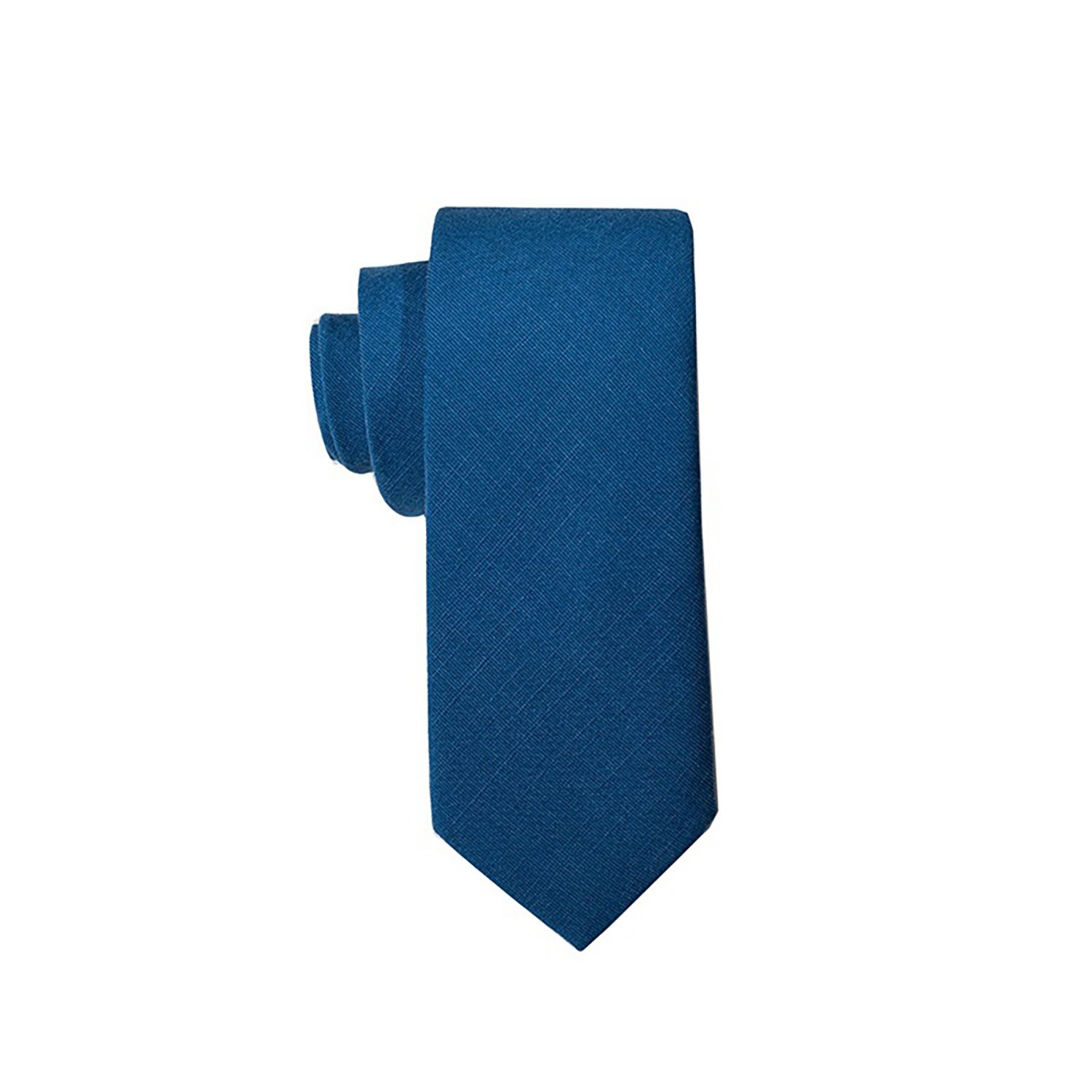 Mens Necktie Solid Color Tie for Business and Wedding and cotton tie - Image 11