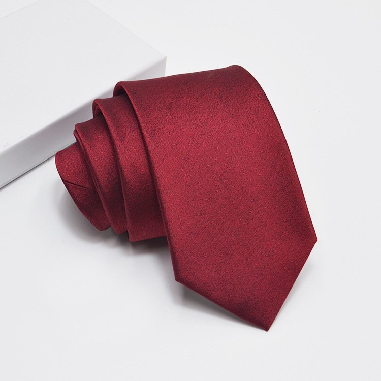 Mens Necktie Solid Color Tie for Business and Wedding - Image 5