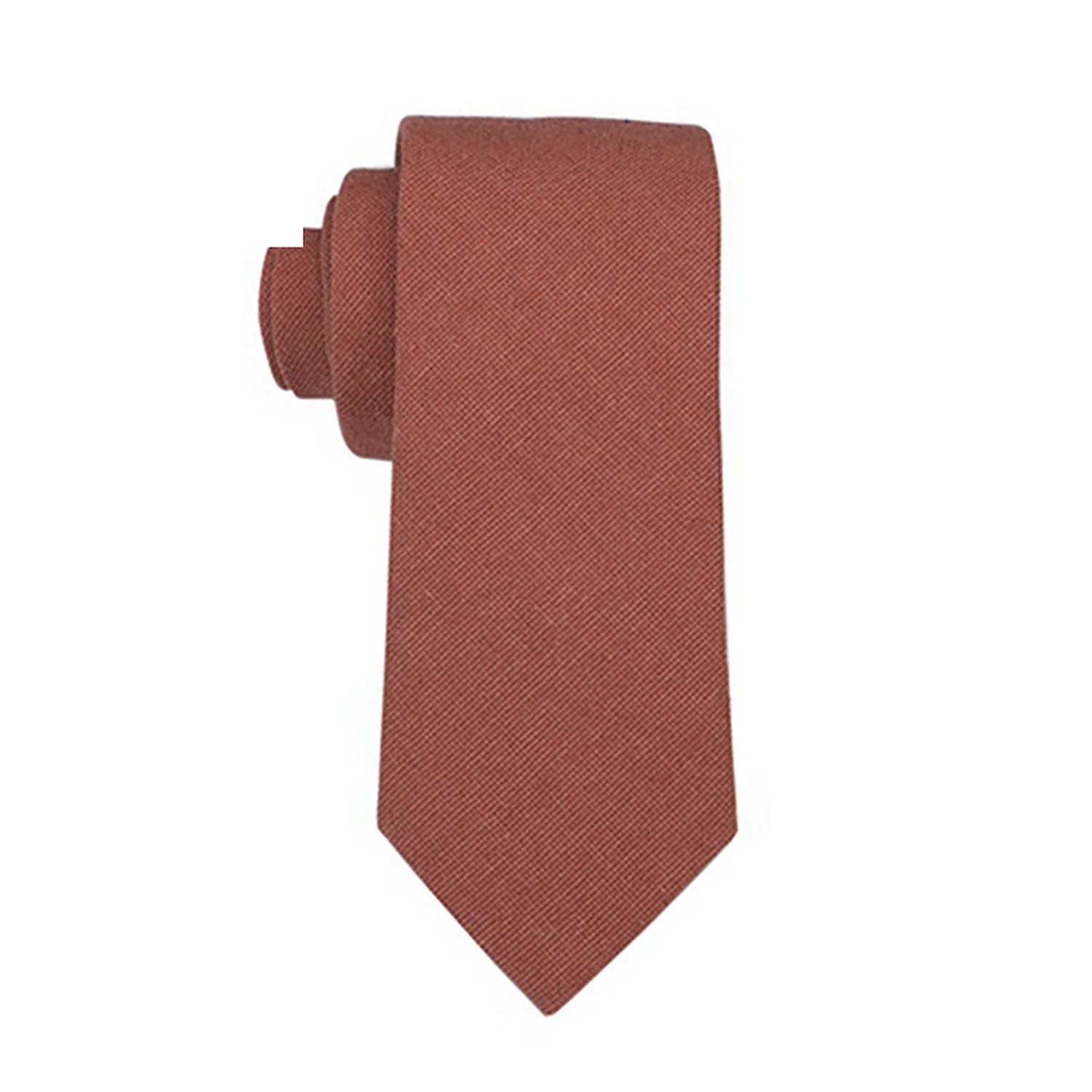 Mens Necktie Solid Color Tie for Business and Wedding and cotton tie - Image 9
