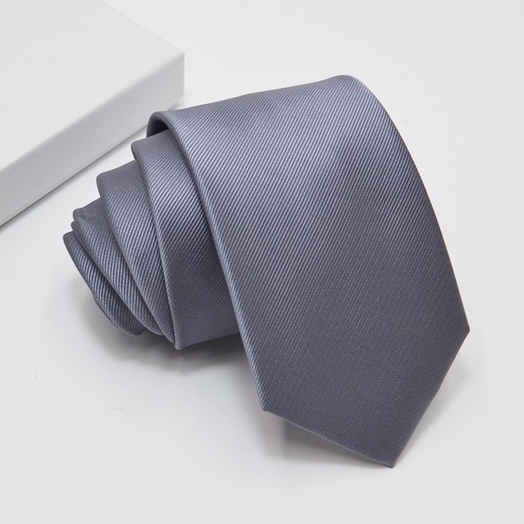 Mens Necktie Solid Color Tie for Business and Wedding - Image 4