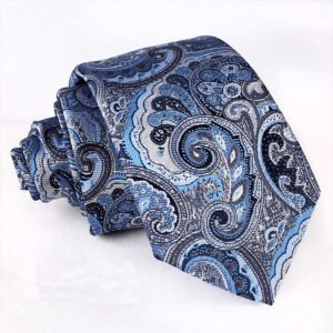 Mens Necktie floral Tie for Business and Wedding - Image 5
