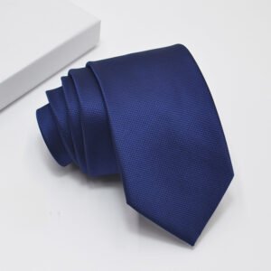 Mens Necktie Solid Color Tie for Business and Wedding - Image 6