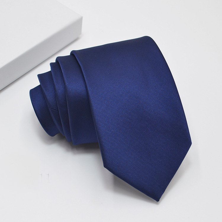 Mens Necktie Solid Color Tie for Business and Wedding - Image 1