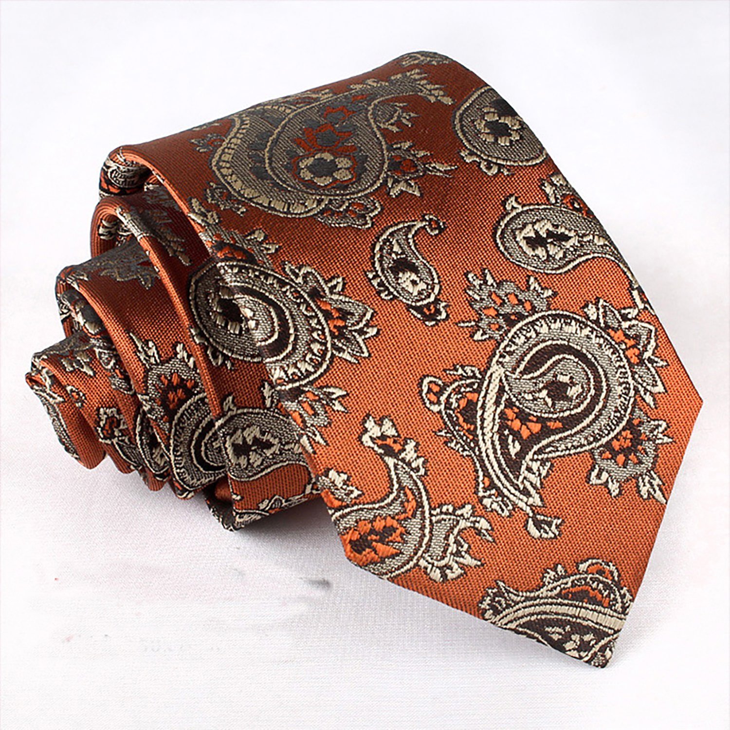 Mens Necktie floral Tie for Business and Wedding - Image 7